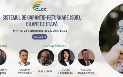 „Sistemul de Garanție-Returnare, bilanț de etapă”, o nouă dezbatere marca CLCC